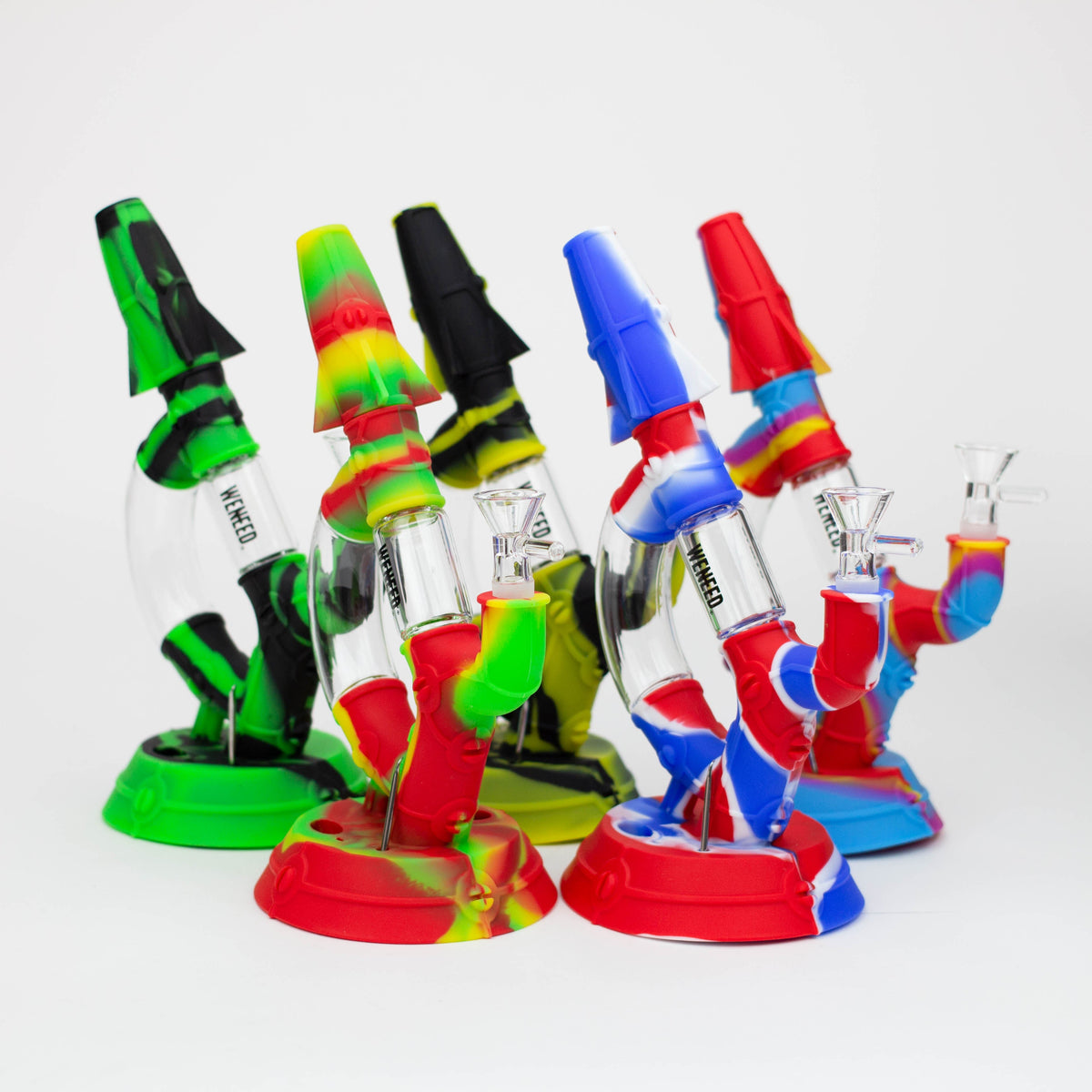 WENEED®- 8" D Lab Silicone bong Set - Canada