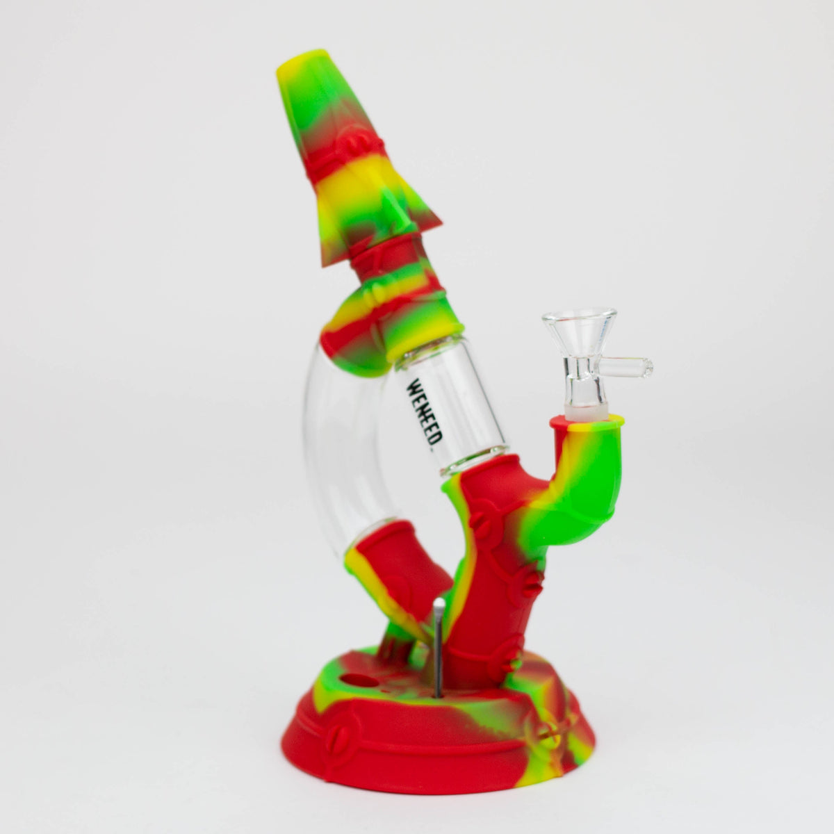 WENEED®- 8" D Lab Silicone bong Set - Canada- Rasta