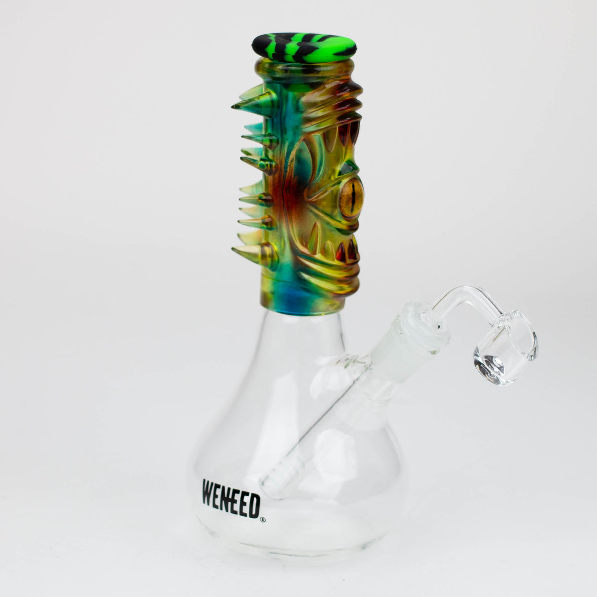 WENEED®- 10" Resin Eye Silicone Dab Rig For Oil And Concentrates