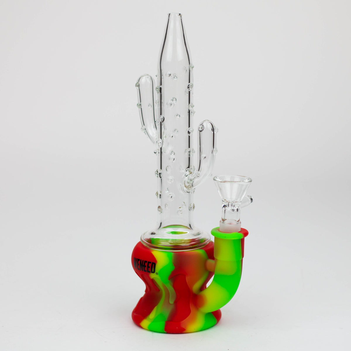 WENEED®- 9" Silicone Cactus bong_11