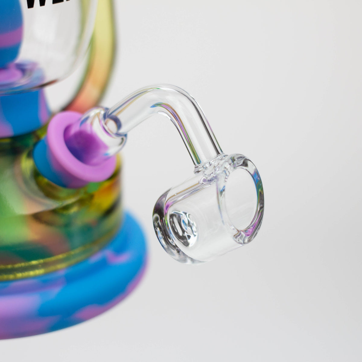 WENEED 10 inch Lantern Silicone Dab Rig with Quartz Banger