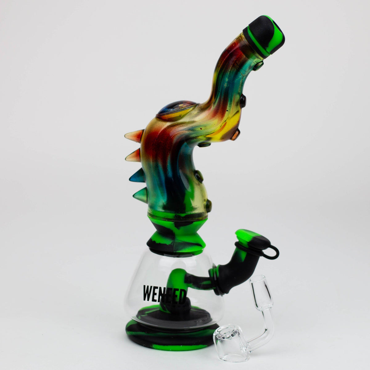 WENEED®- 10'' Silicone Leak Proof Tentacle Oil Rig Full View