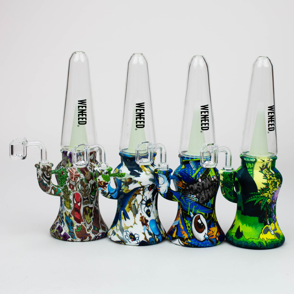 WENEED 10'' Silicone Grafiti Dab Rig