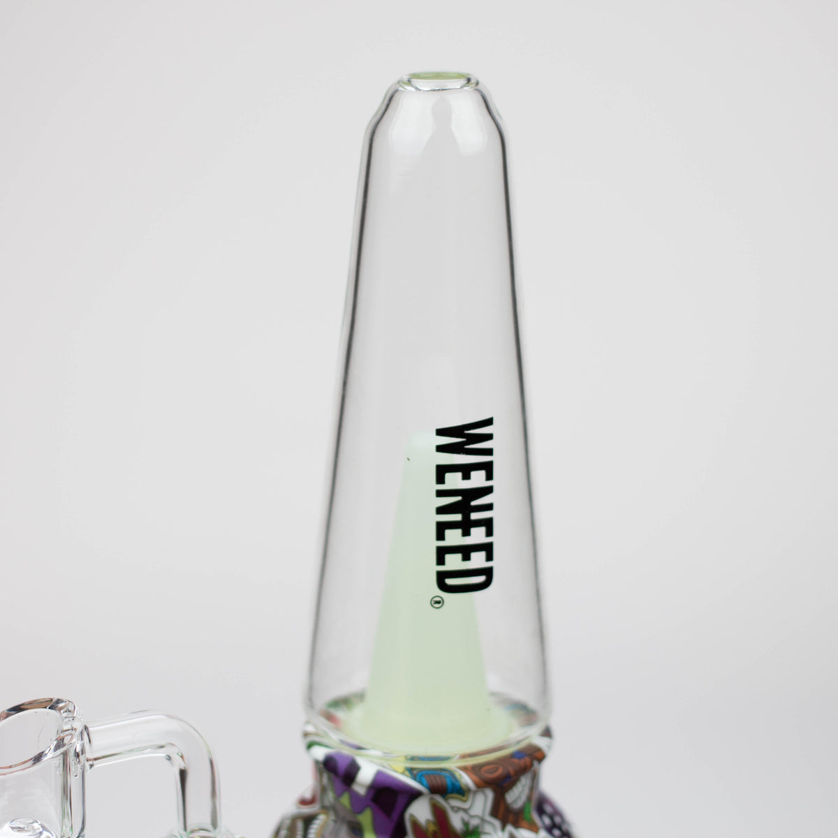 WENEED 10'' Graffiti Glow In The Dark Rig For Concentrates