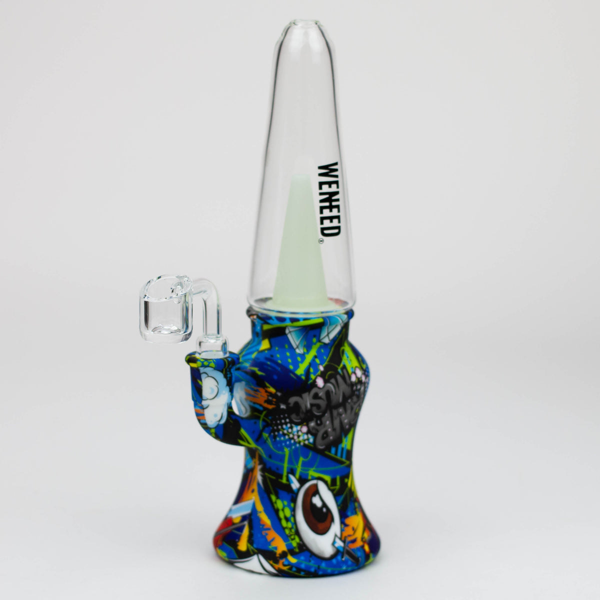 WENEED 10'' Blue Silicone Dab Rig