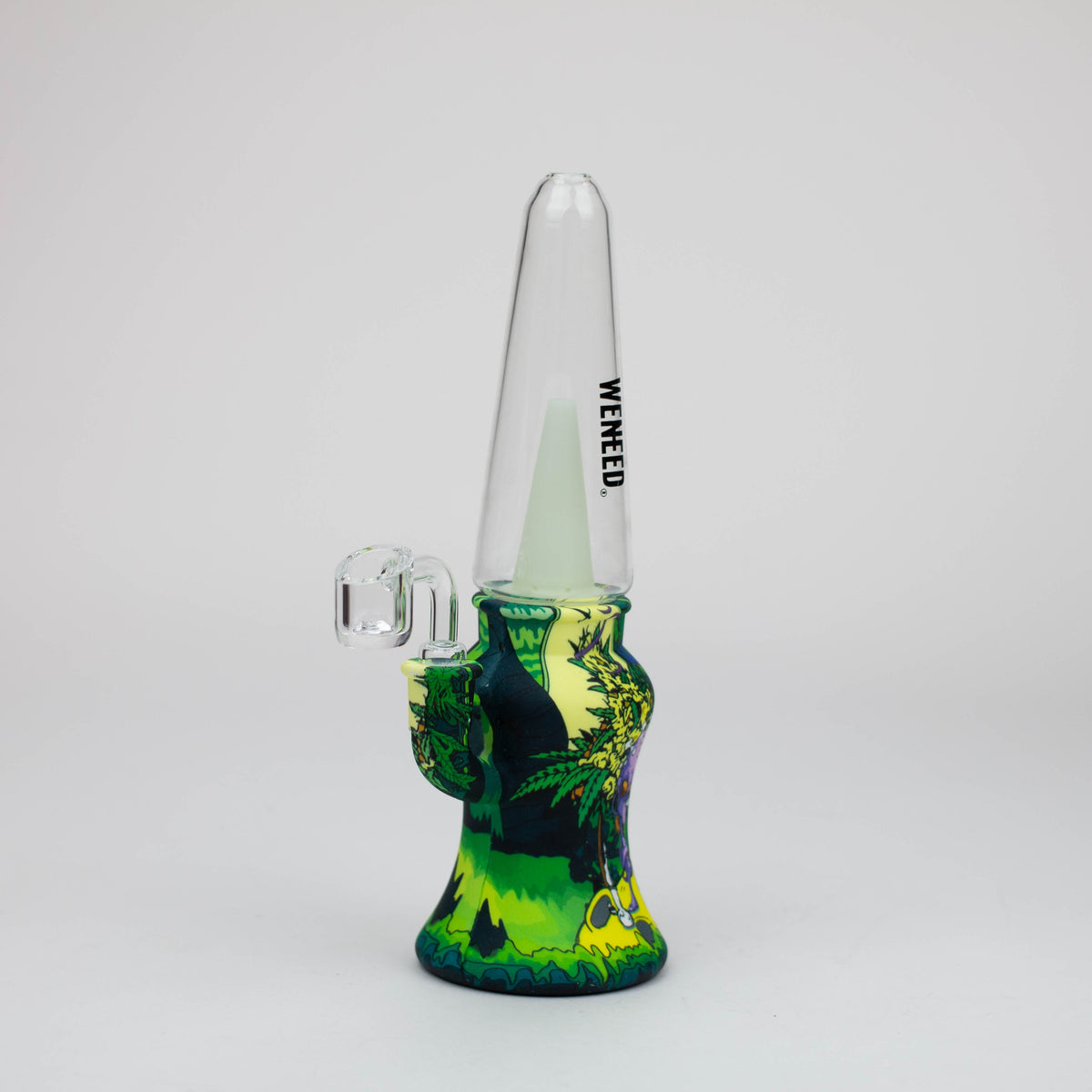 WENEED 10'' Green Silicone Dab Rig