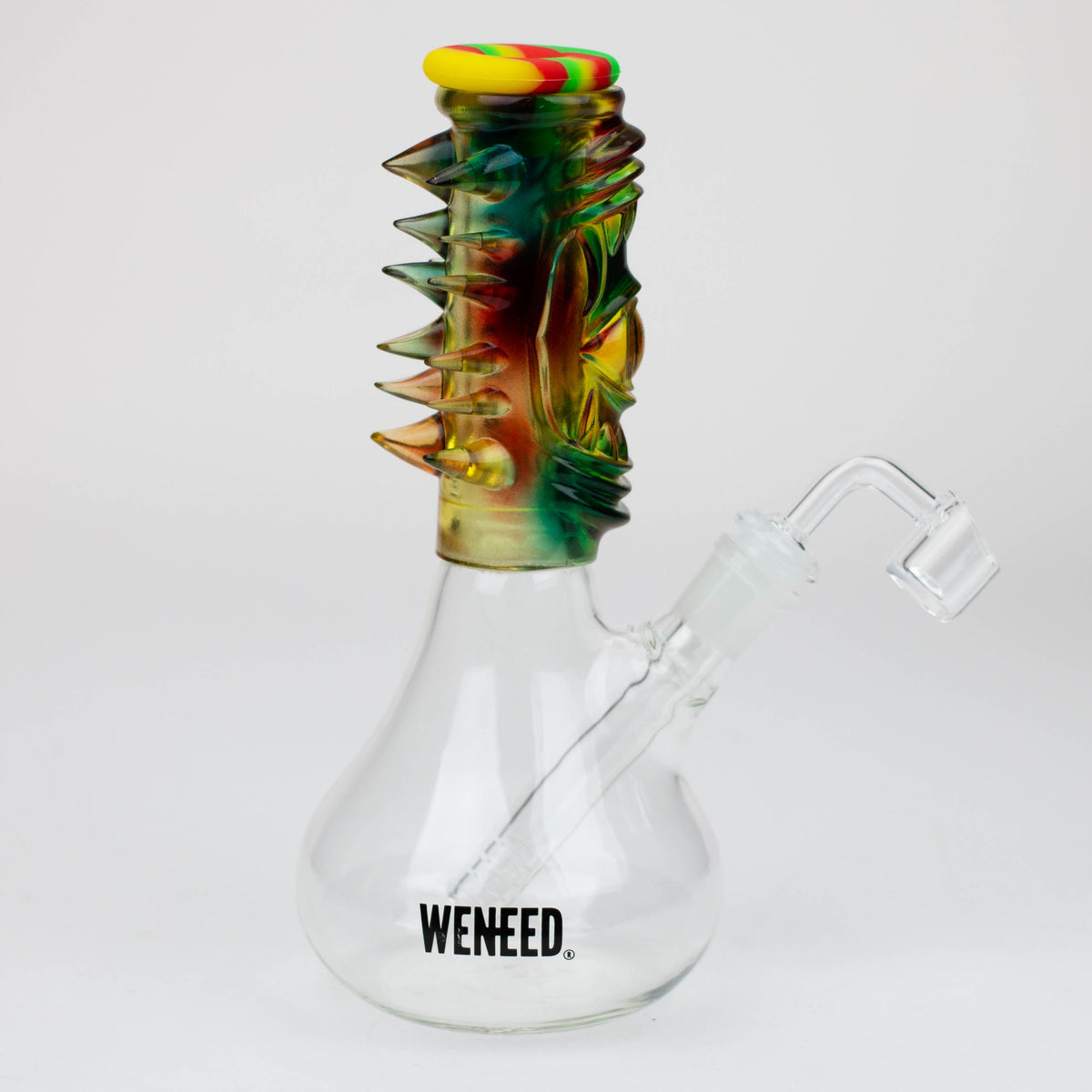 WENEED 10 inch Silicone Dab Rig for Concentrates 