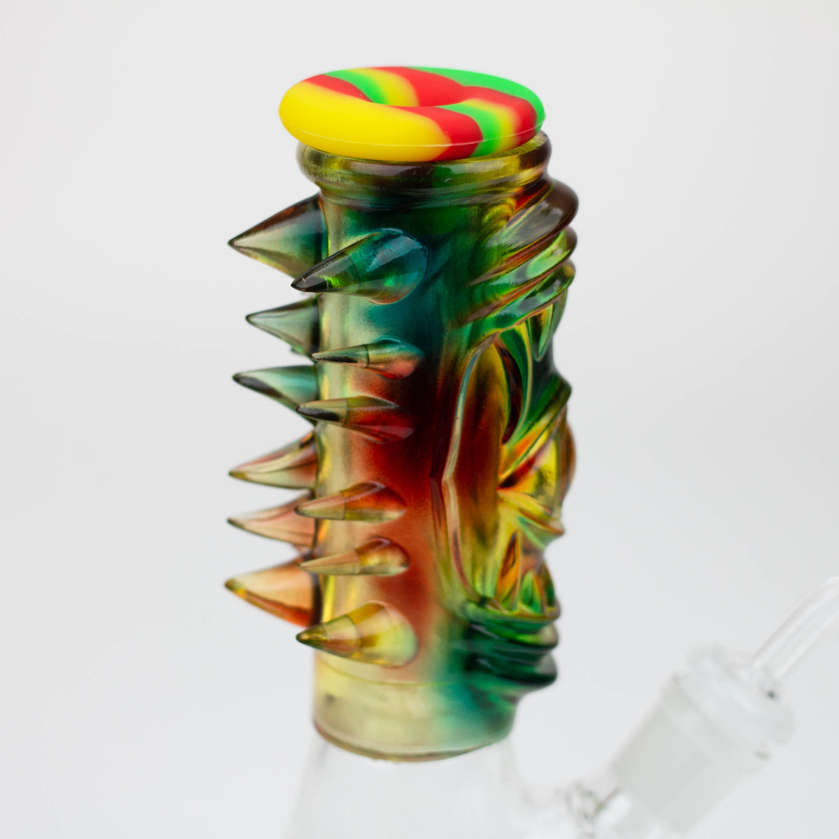 Resin Eye View of the WENEED®- 10" Resin Eye Silicone Dab Rig Sold In Canada