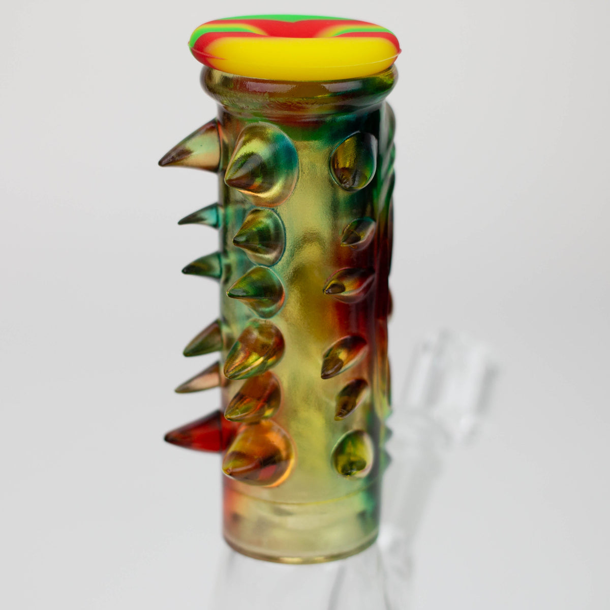 WENEED®- 10" Resin Eye Silicone Dab Rig Tube View