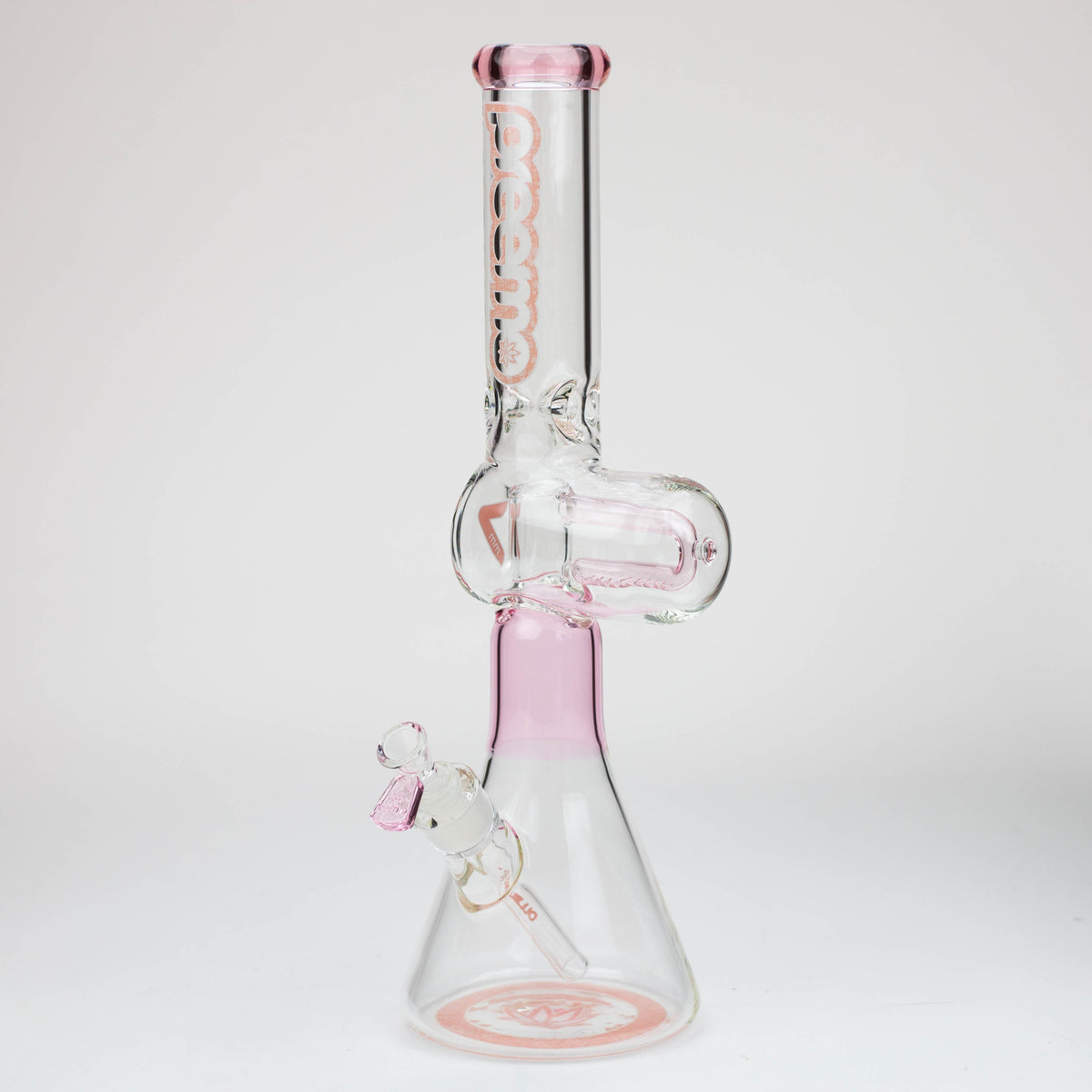 Preemo 18 inch U-Shape Pink Percolator Bong