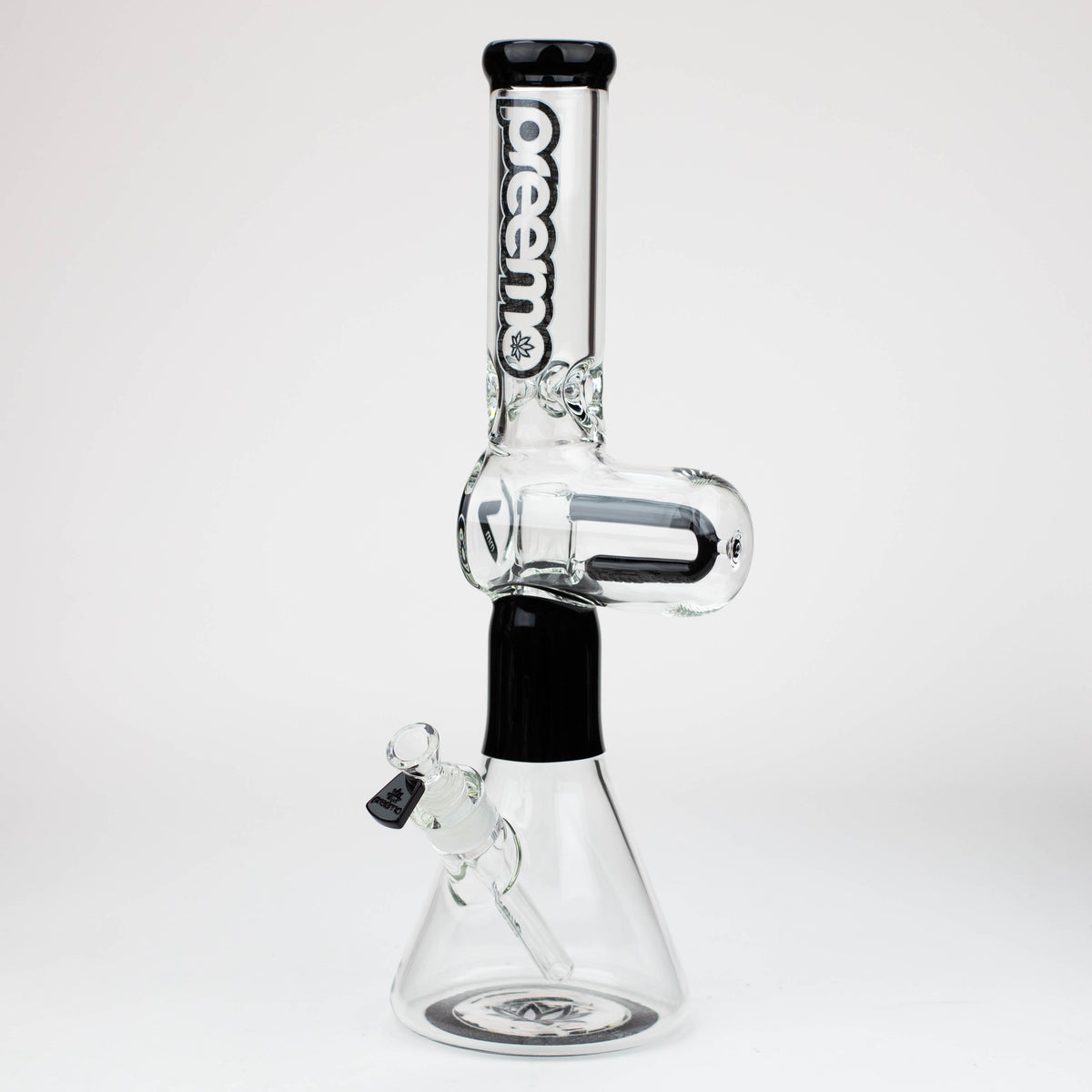 Preemo 18 inch U-Shape Black Percolator Bong