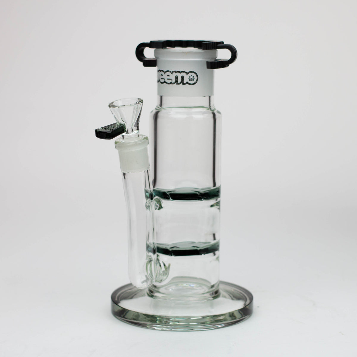 preemo - 9.5 inch Dual Cyclone Percolator Bong in Black