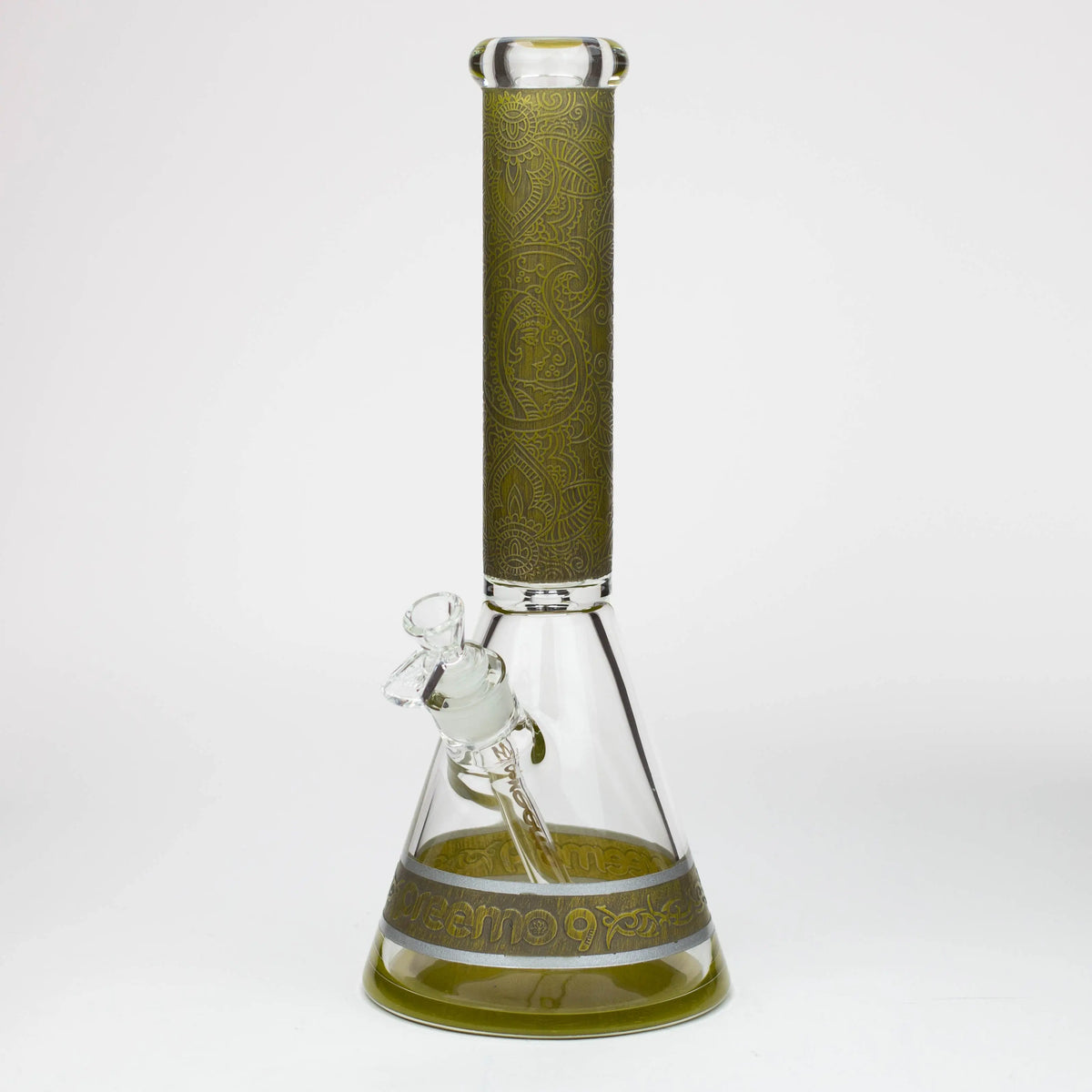 Preemo 15 inch Sandblasted Thick Beaker Bong in Brass