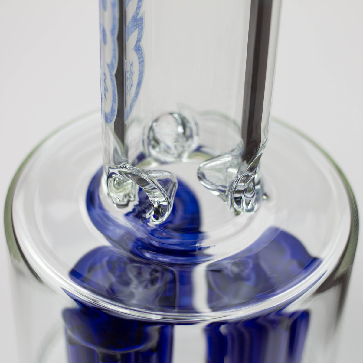 Close up of the preemo Percolator Bong Top with Ice Catcher