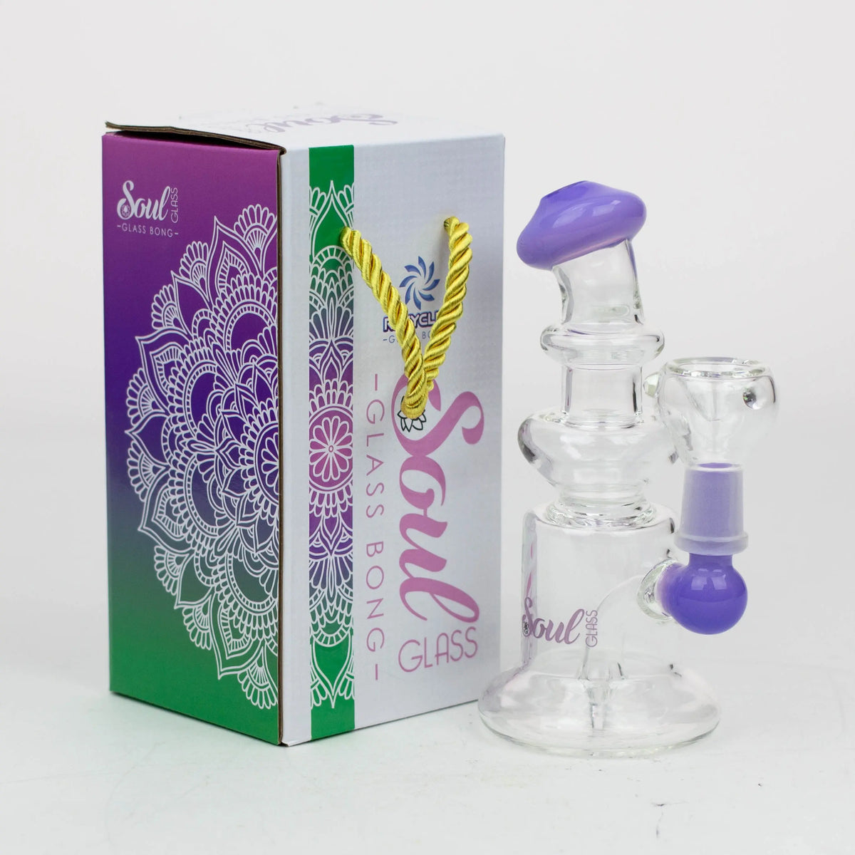 6" SOUL Glass mini bong Canada Purple