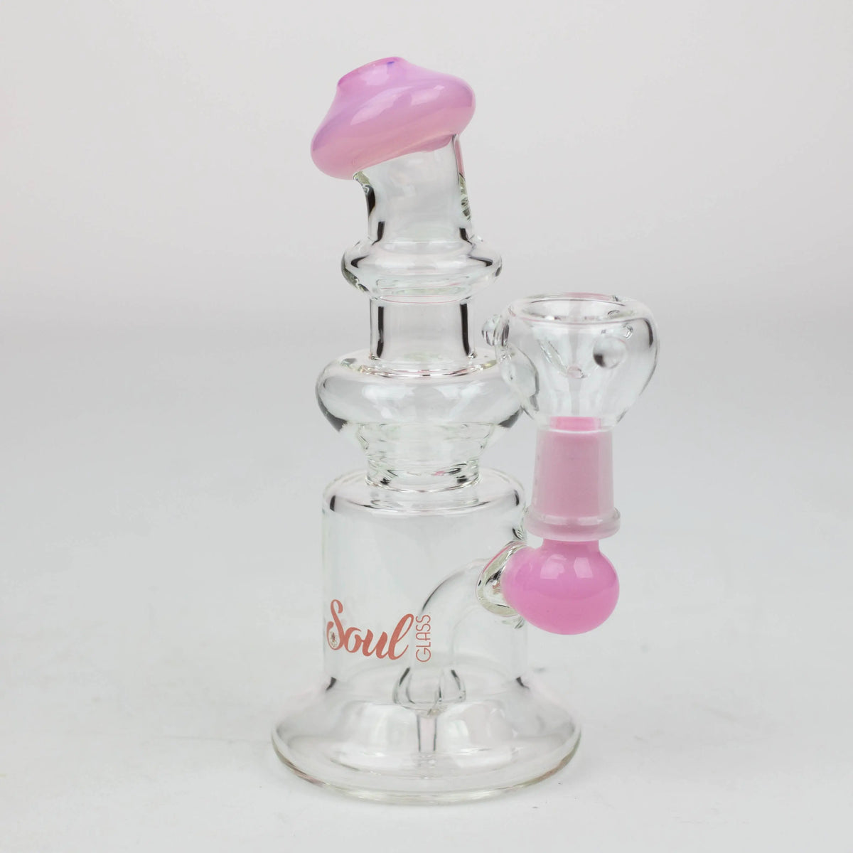 6" SOUL Glass mini bong Canada Pink