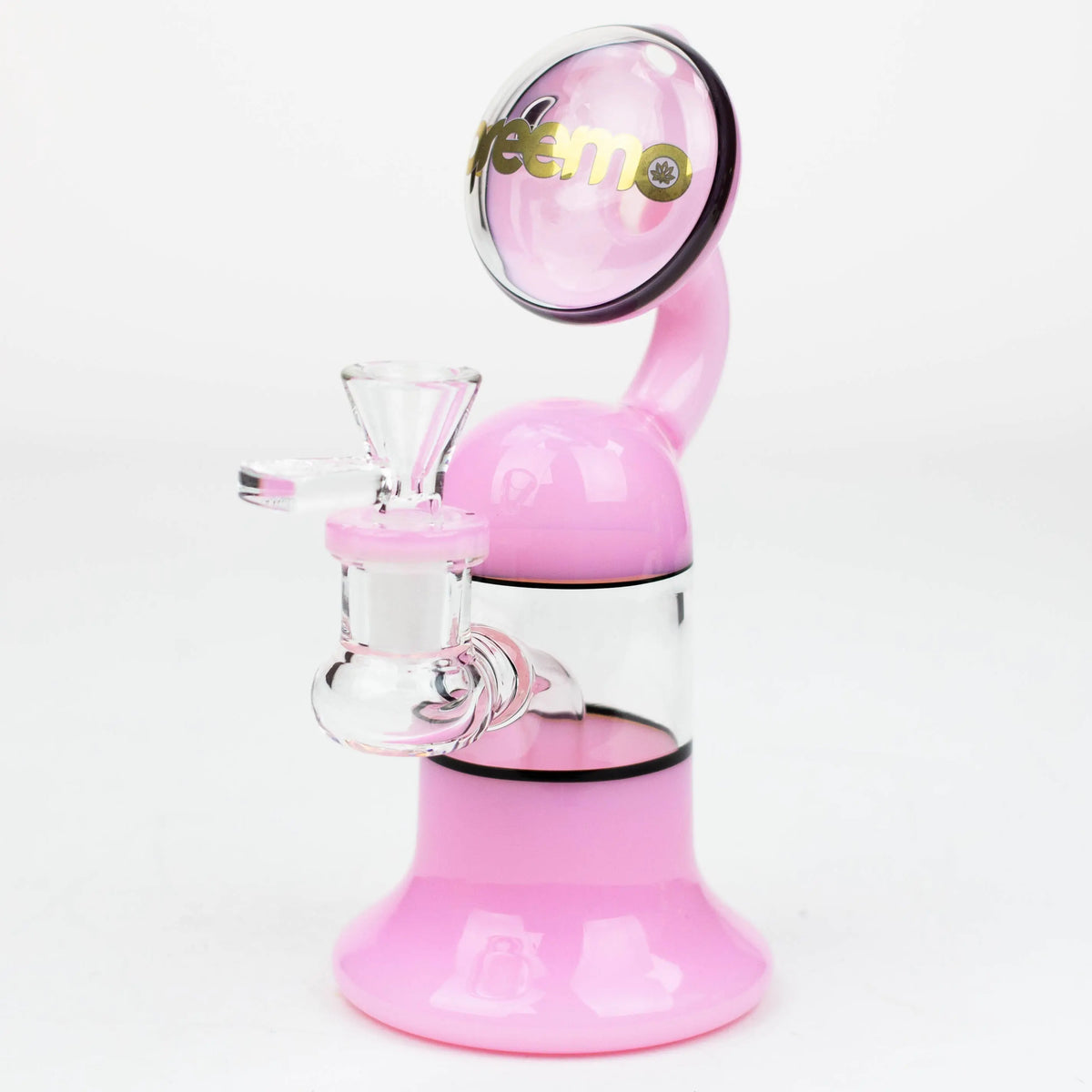 Preemo - 7 inch Disc Top Bubbler Bong in Pink