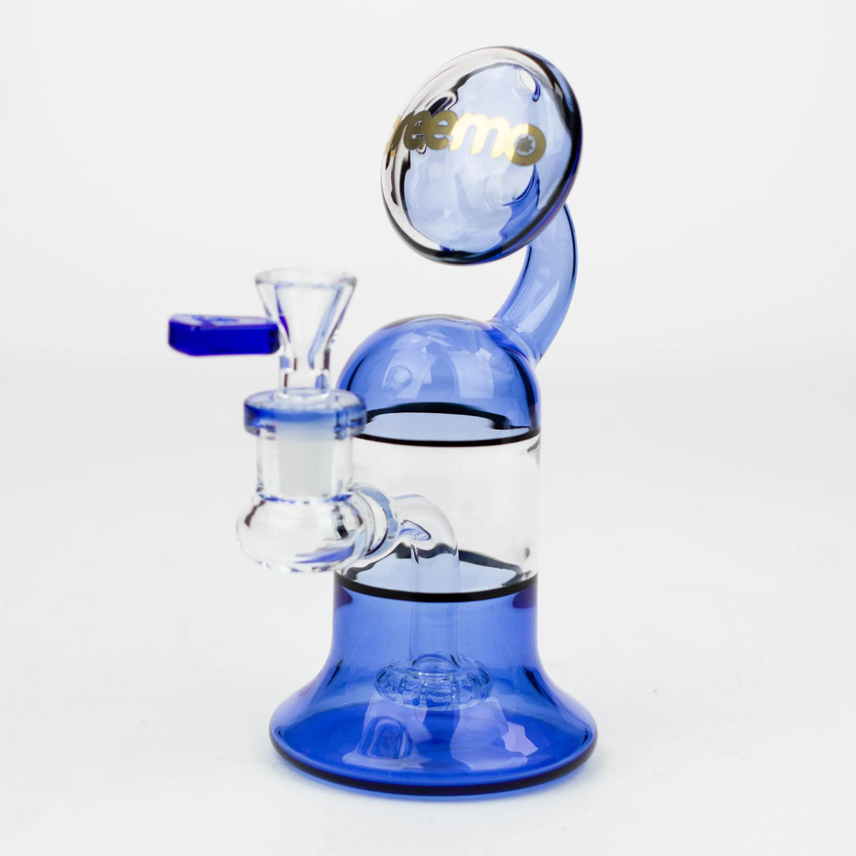 Preemo - 7 inch Disc Top Bubbler Bong in Blue