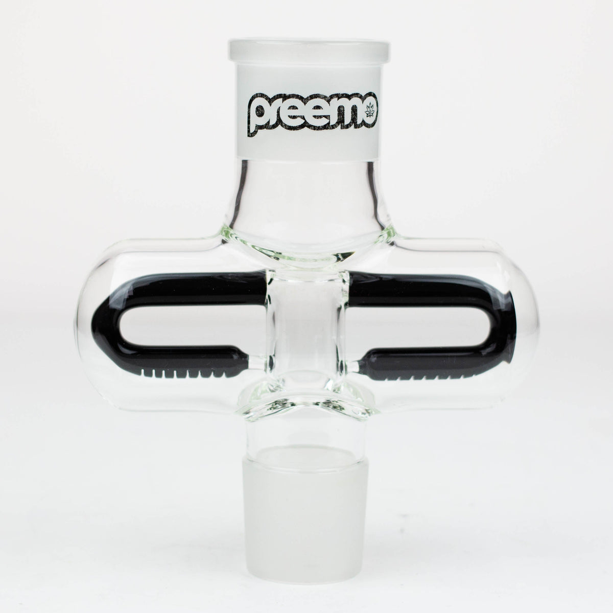 Preemo 6" Double Sided Inline Black Perc Middle