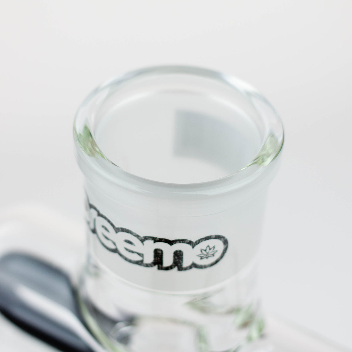 Preemo 6" Double Sided Inline Perc Middle Bong Attachment Close Up View