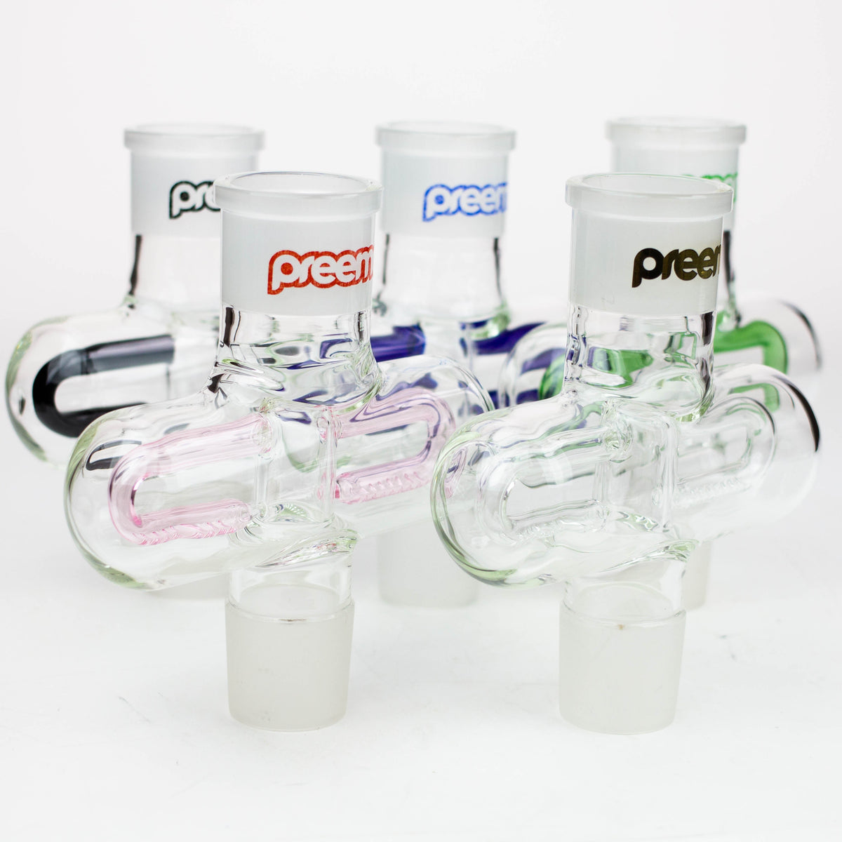 Preemo 6" Double Sided Inline Perc Middle Bong Attachment