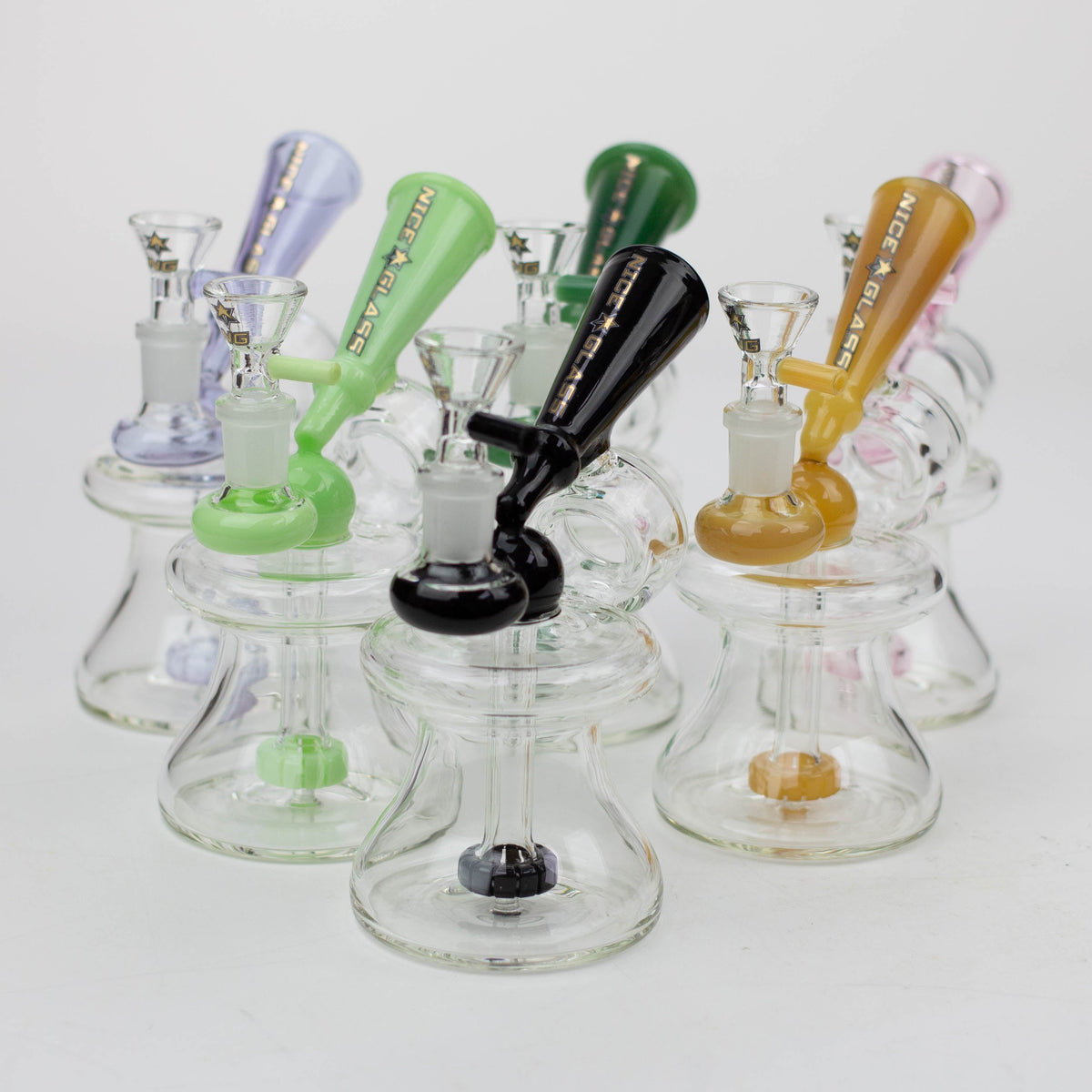 NG - 6.5 inch Megaphone Showerhead Perc Bubbler