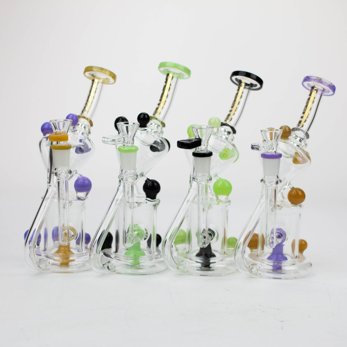 Preemo - 9 inch Recycler Bong With Showerhead Percolator