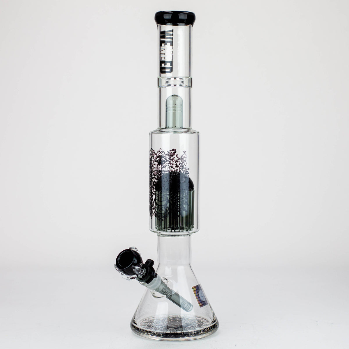 WENEED 18 inch Tree Percolator Beaker Bong Side View