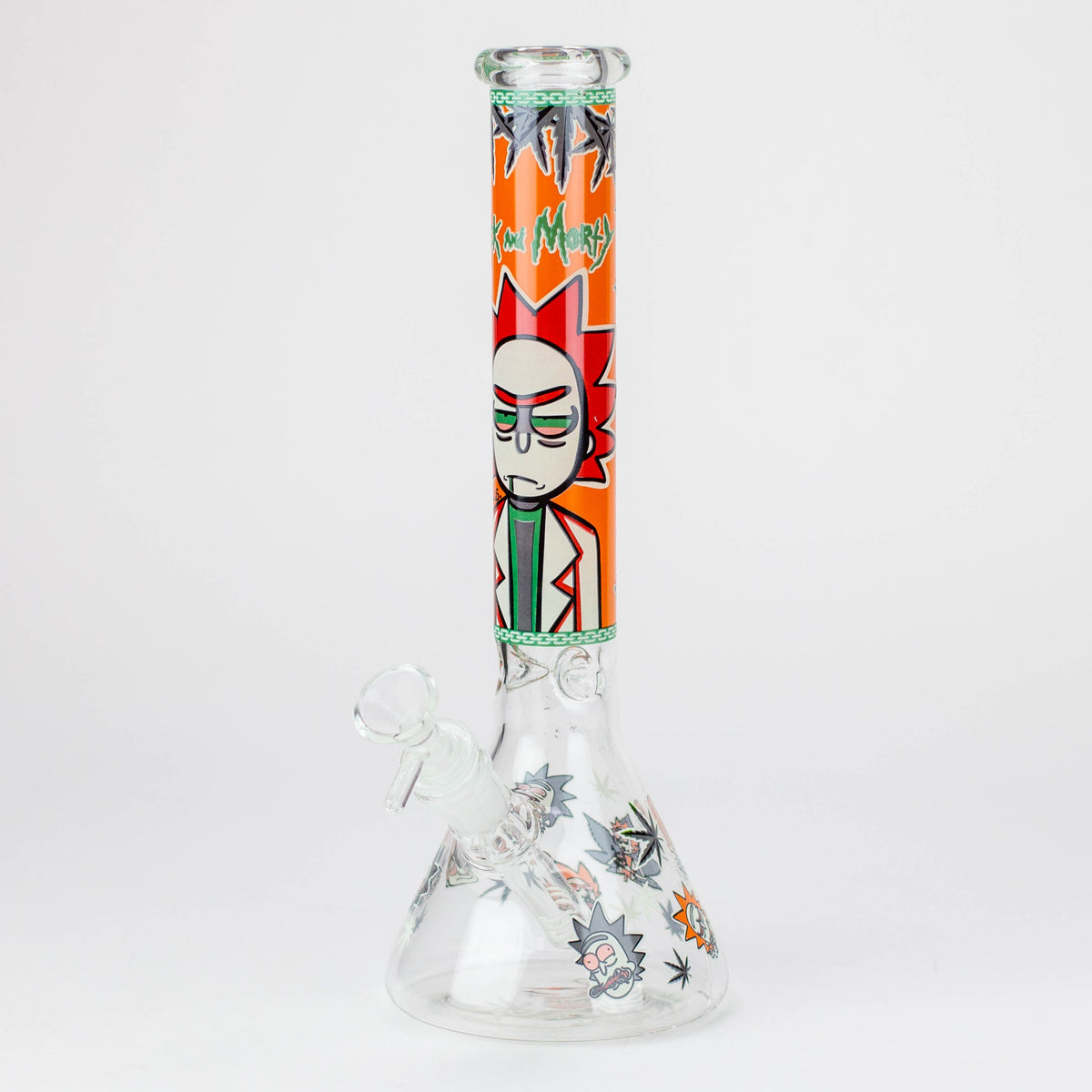 Rick And Morty Glass Beaker Bong Stoned Rick