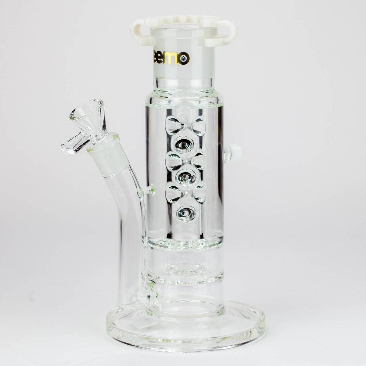  Preemo 10-Inch Glycerin Coil Clear Perc Bong with Diffuser