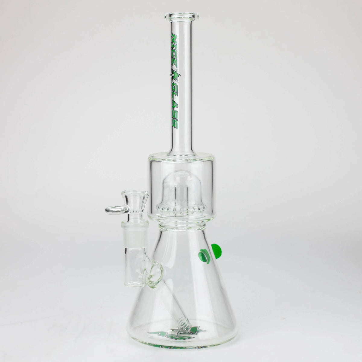 NG-14 inch Easy Clean Dome Glass Beaker Bong Green