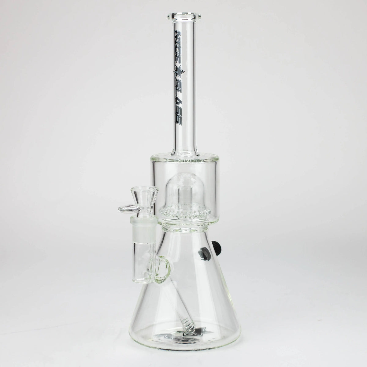 NG-14 inch Easy Clean Dome Percolator Beaker bong black