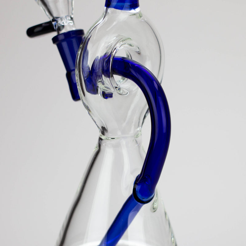 Nice Glass™ | 10 inch Reverse Stem Bong with Diffuser