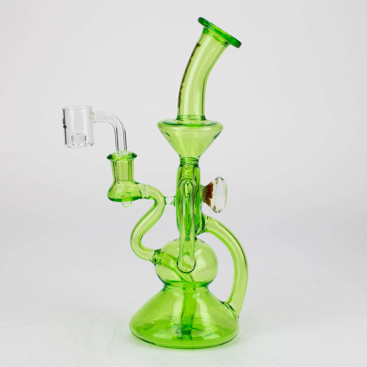 Preemo - 11 inch Green Recycler Dab Rig