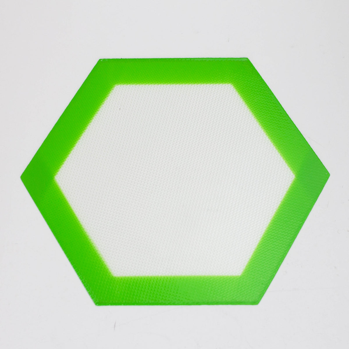 Non-Stick Hexagon Silicone Dab Mats Green Canada