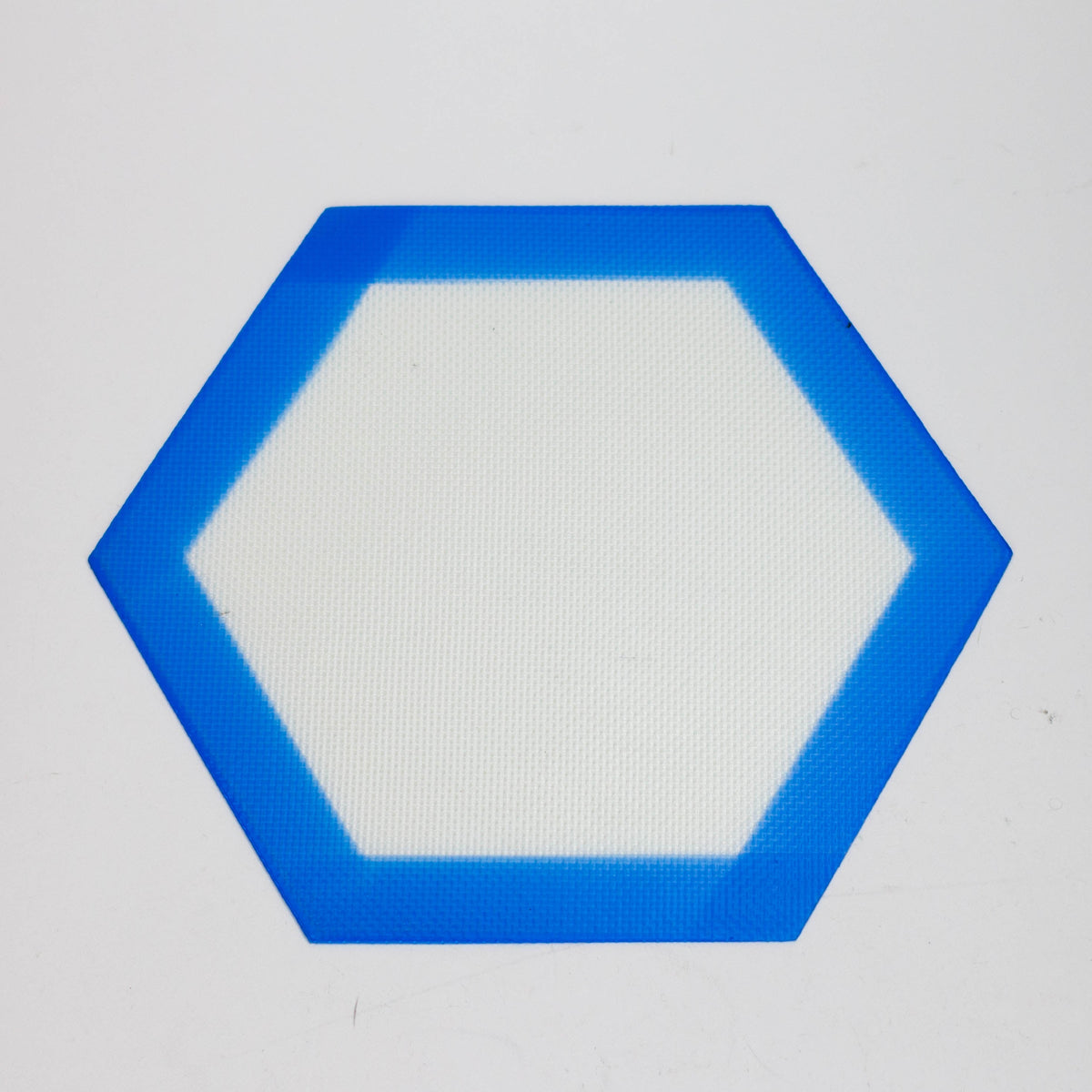 Non-Stick Hexagon Silicone Dab Mats Blue Large