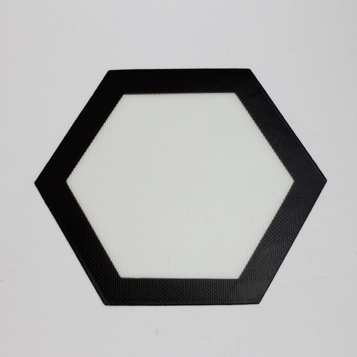 Non-Stick Hexagon Silicone Dab Mats Small Black Canada