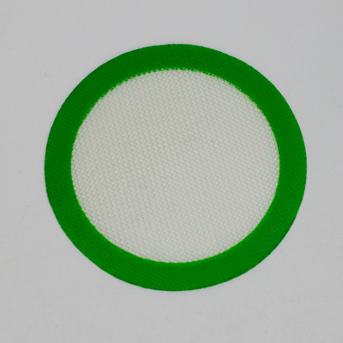 Non-Stick Round Silicone Dab Mats for dab rig canada green