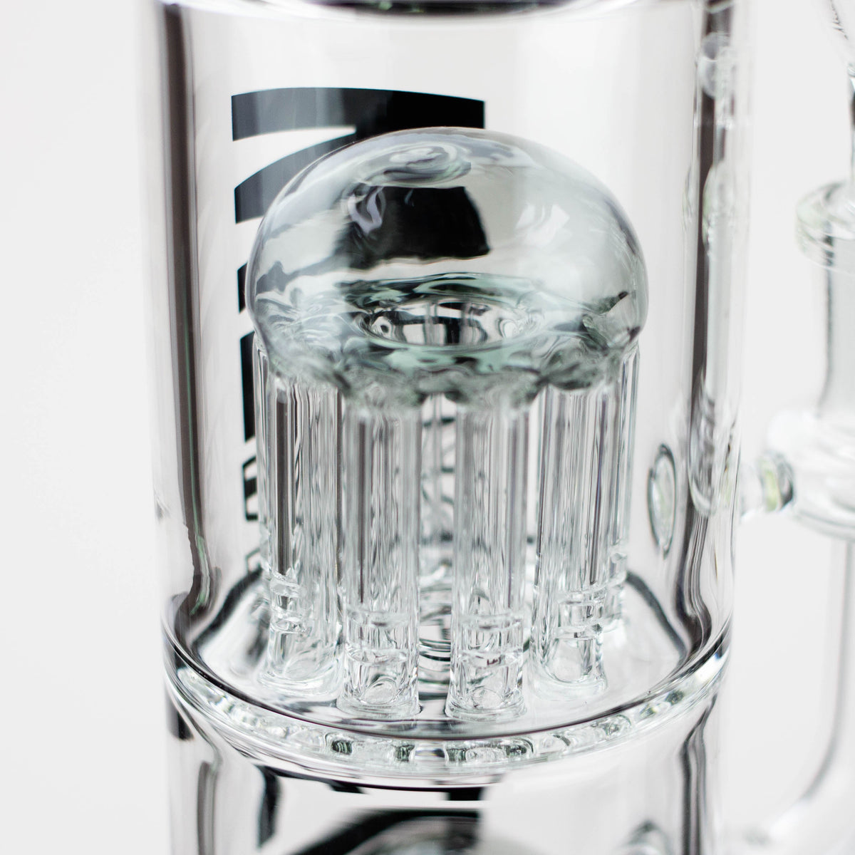 WENEED®-10.5" Dark Matter Glass Percolator Bong Close Up