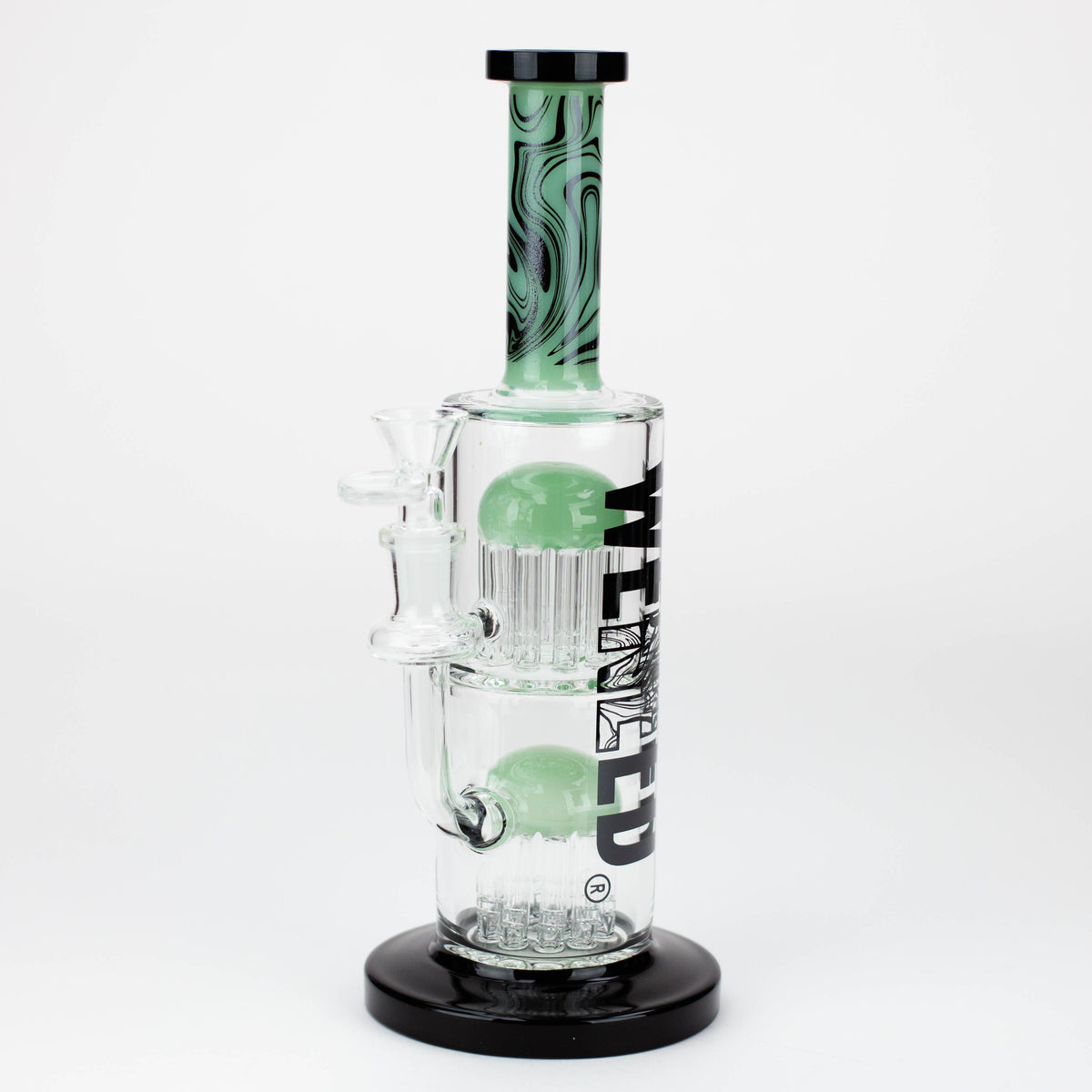 WENEED®-10.5" Dark Matter JADE Glass Perc Bong