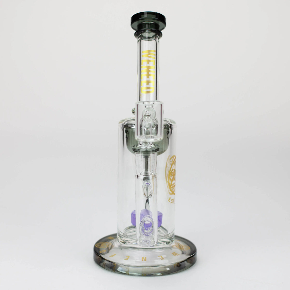 Front View of the WENEED 8.5 inch Milky Way Recycler Dab Rig