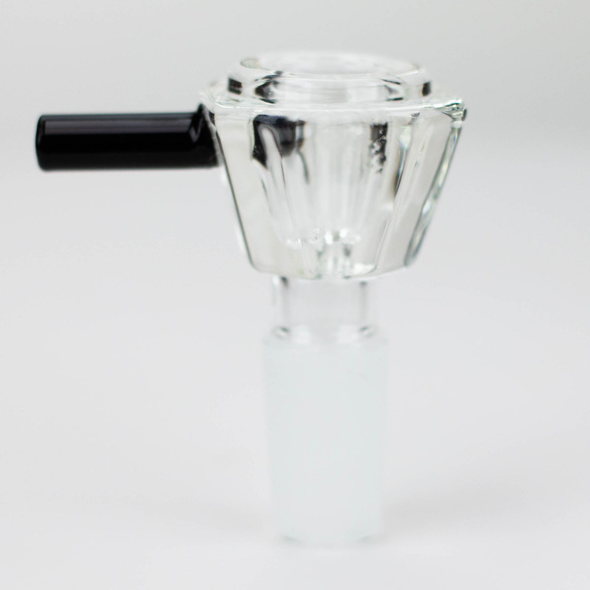 Octagon Bowl Piece With Black Bar Handle