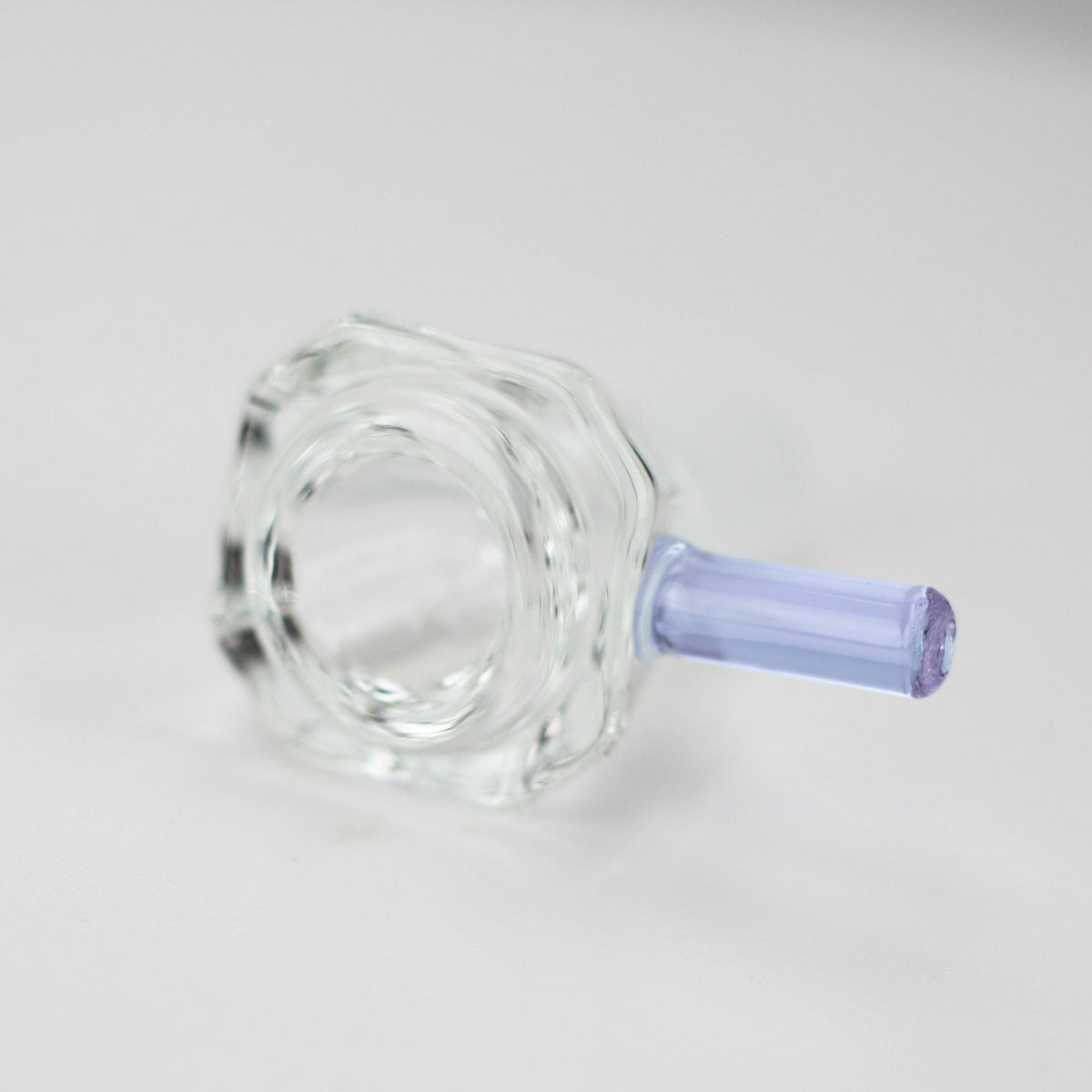 Best Octagon Glass Bowl Piece For Bong with bar handle