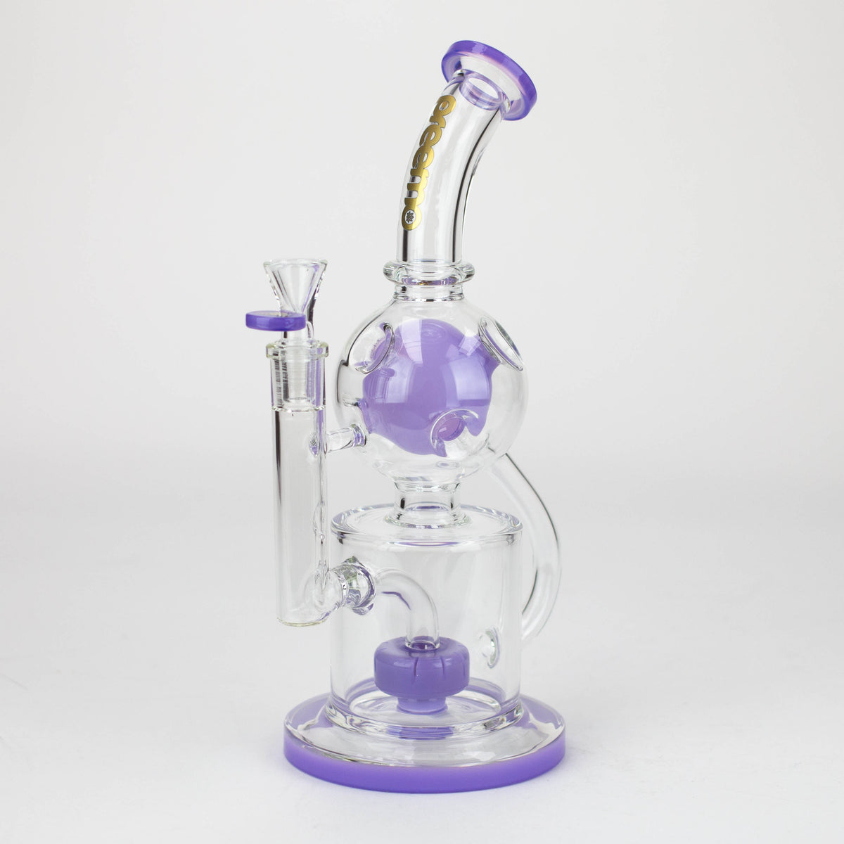 Preemo - 10.5 inch Drum to Swiss Purple Recycler Bong