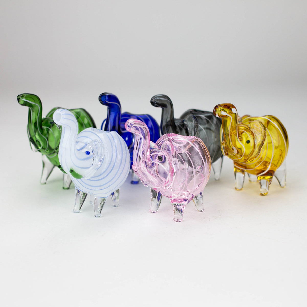 5" Standing Elephant Glass Pipe Canada