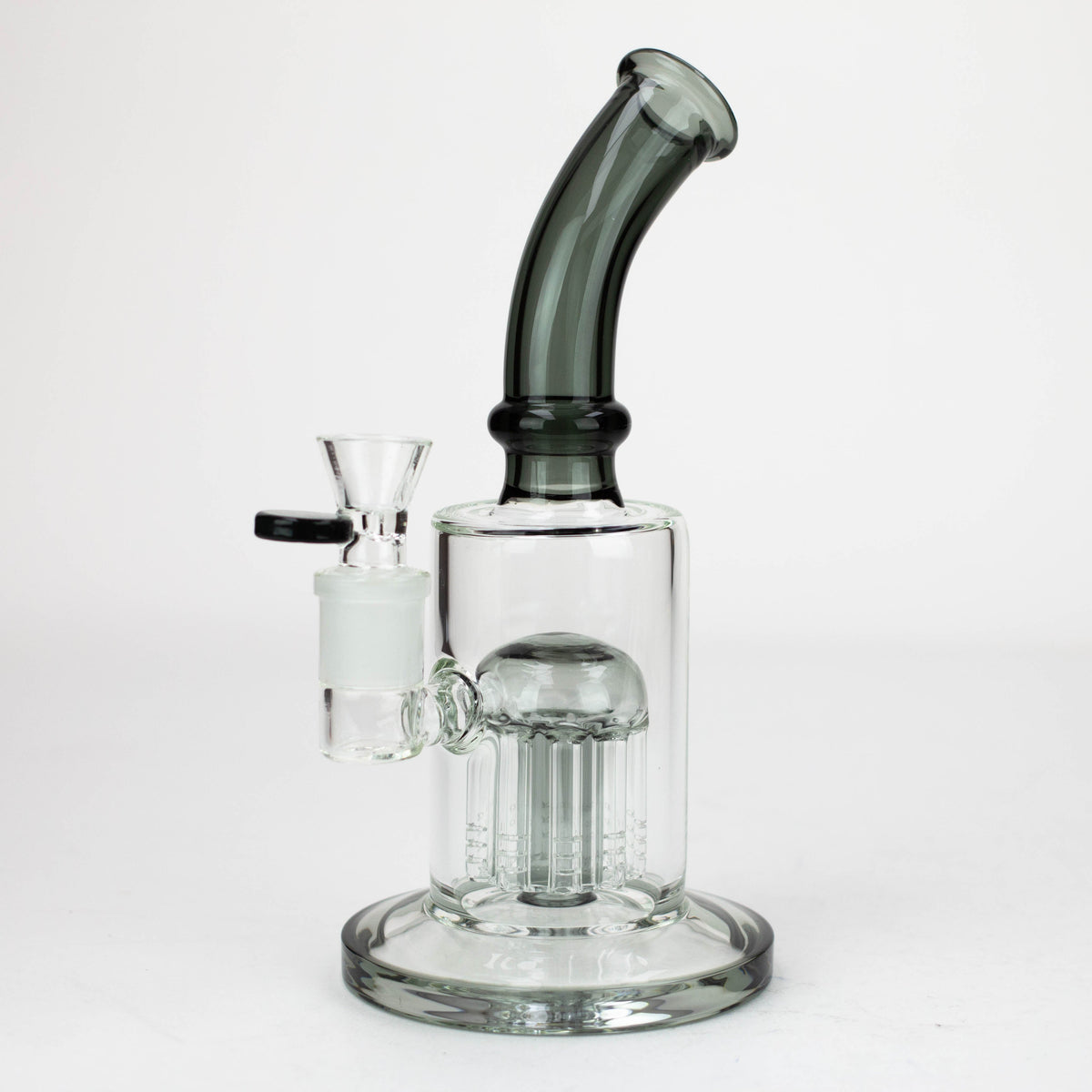 10" Glass Bubbler Bong with 10-Arm Percolator - Smoke - Canada