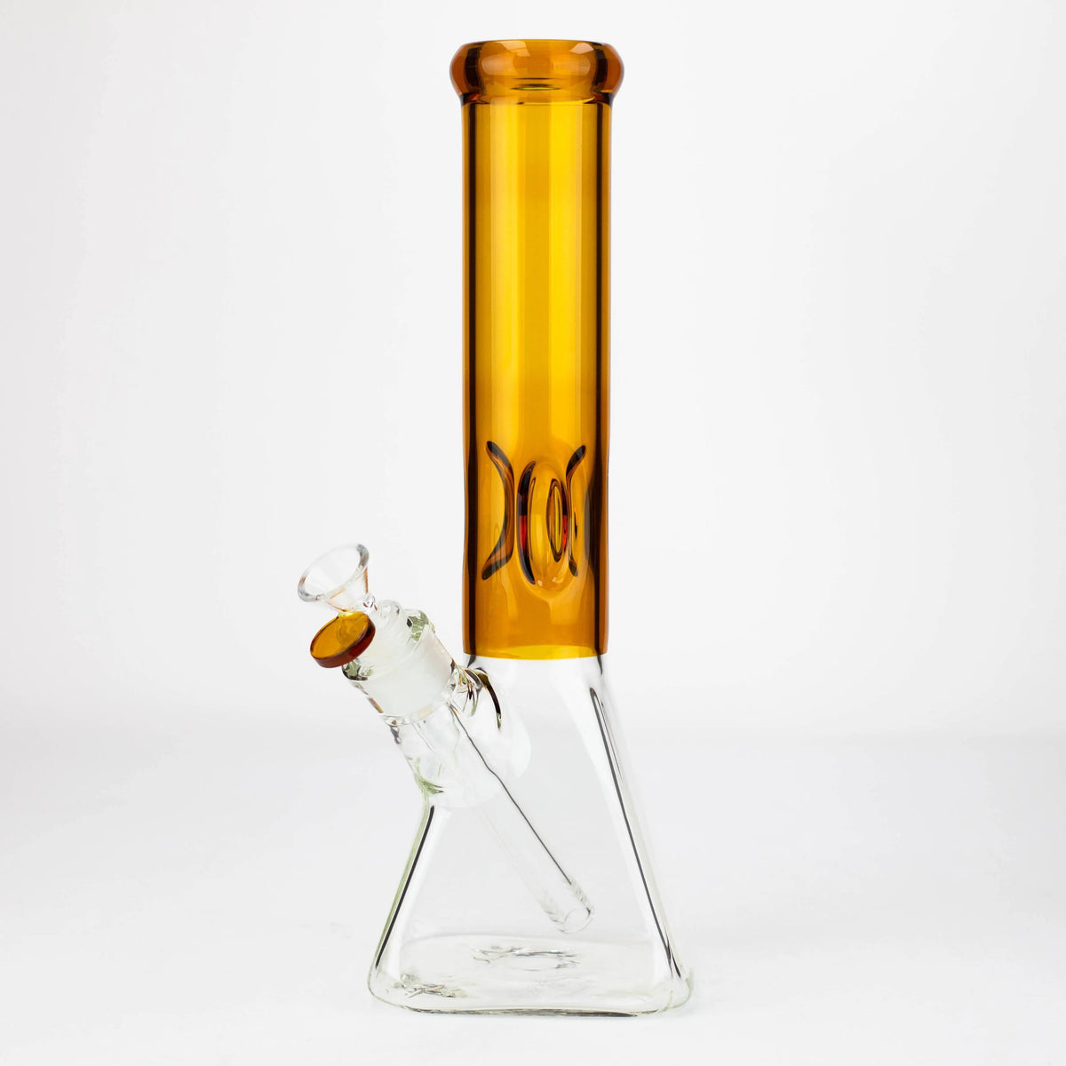 Pyramid Base 13" Yellow Scientific Beaker Bong