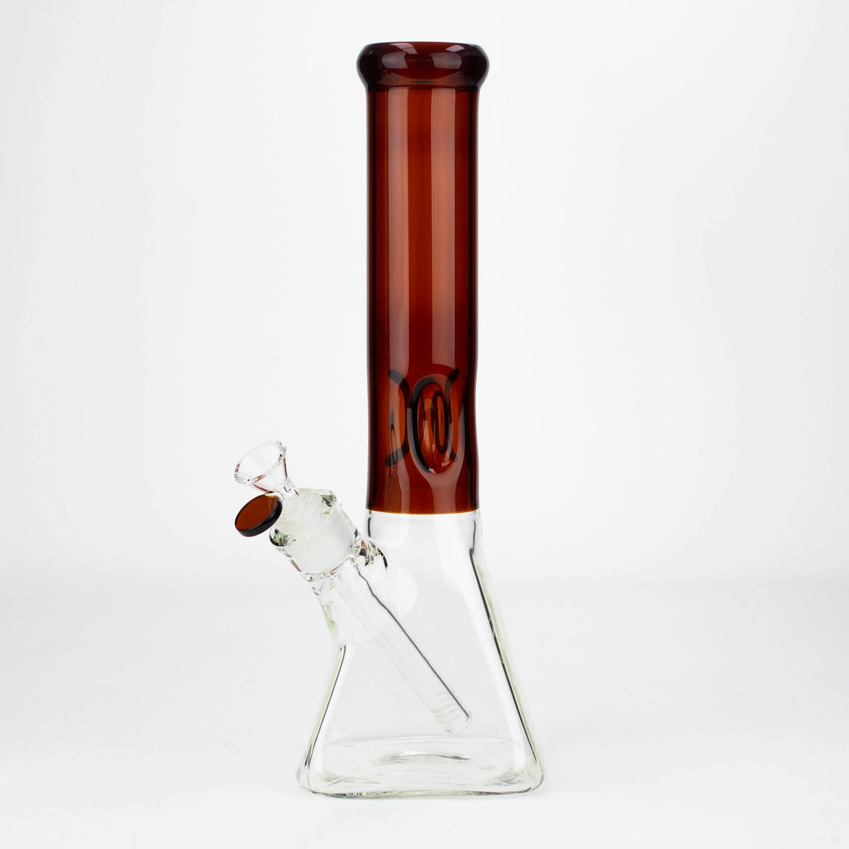 Pyramid Base 13" Red Scientific Beaker Bong