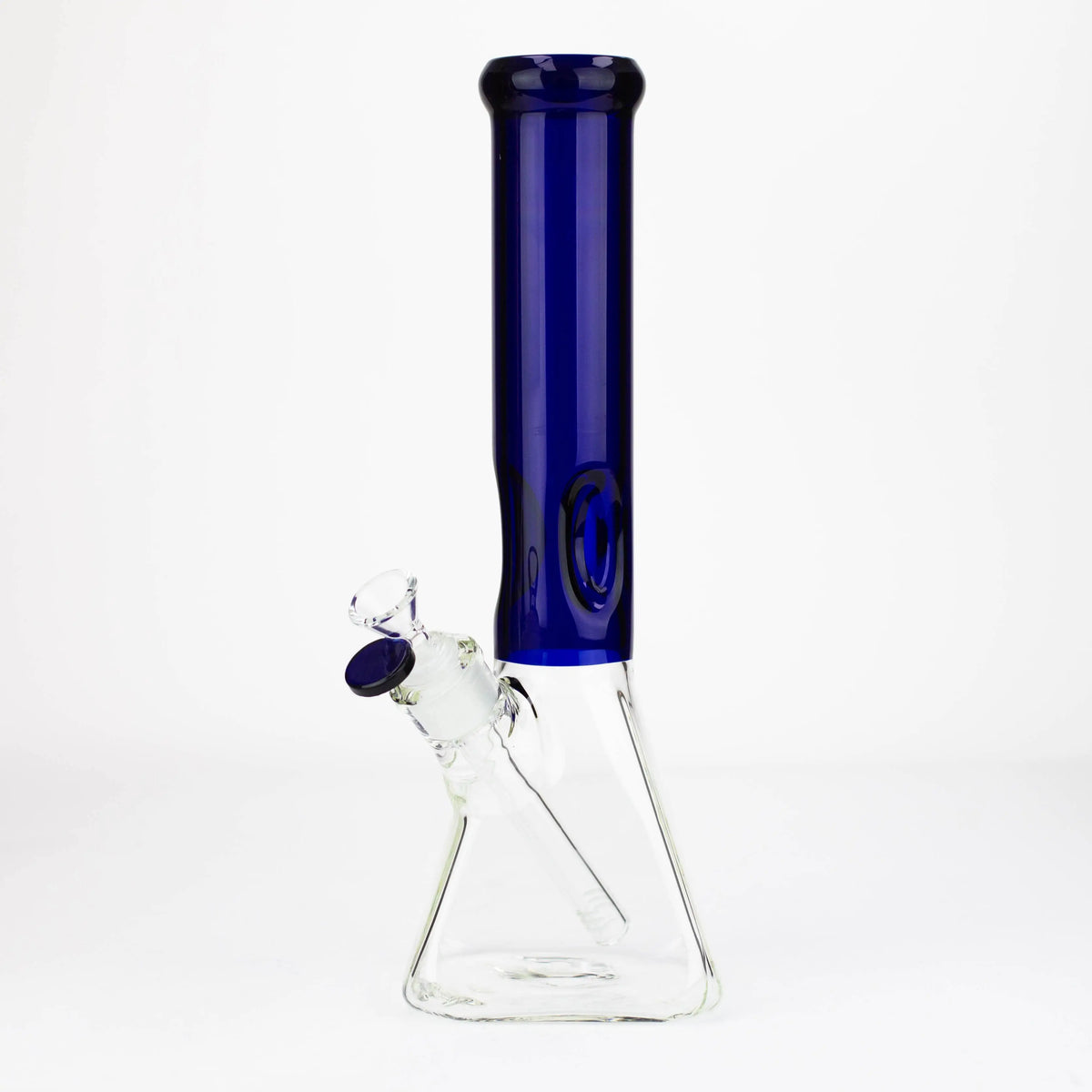 Pyramid Base 13" Blue Scientific Beaker Bong