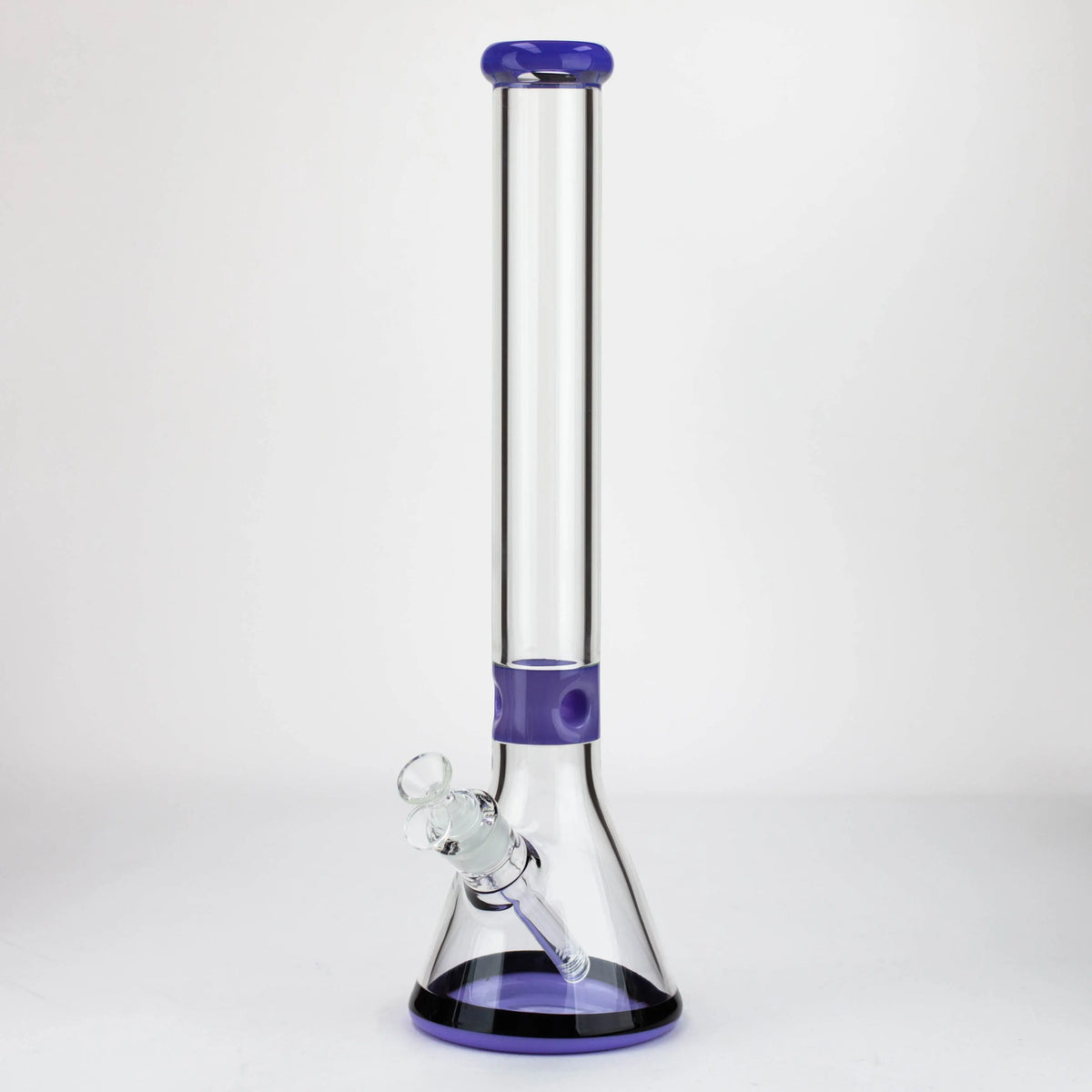 18 Inch Huge Glass Beaker Bong in Purple